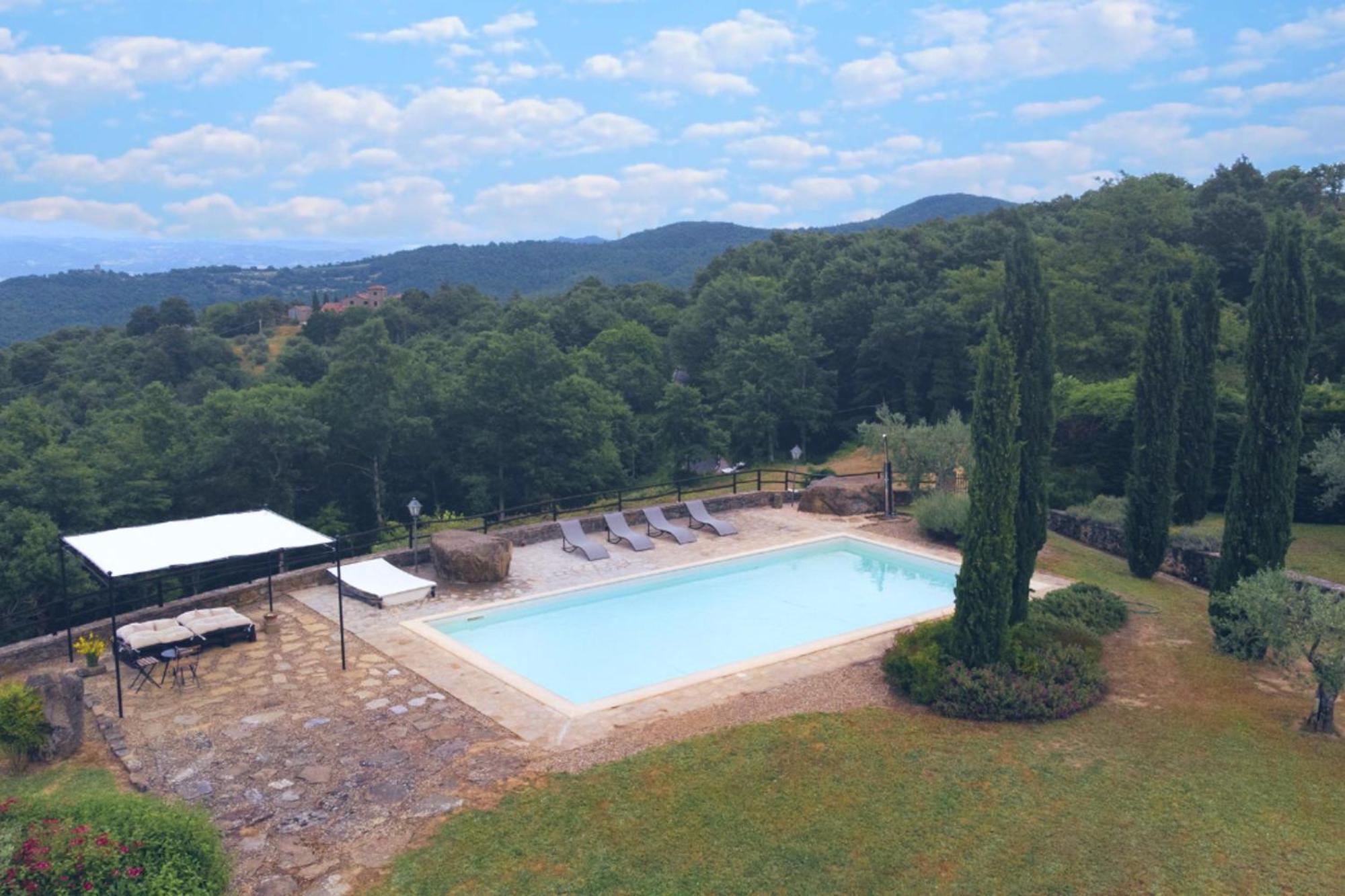 Villa Elisa, villa with private pool near Reschio Castle Lugnano Esterno foto