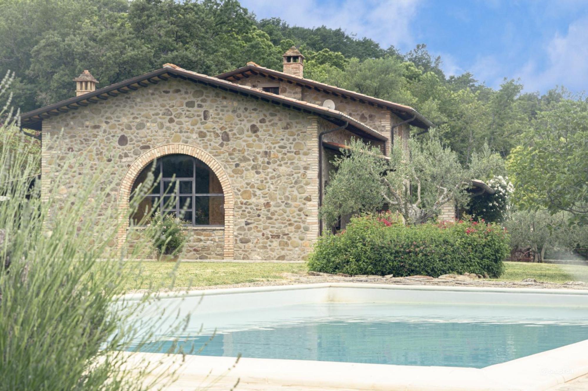 Villa Elisa, villa with private pool near Reschio Castle Lugnano Esterno foto